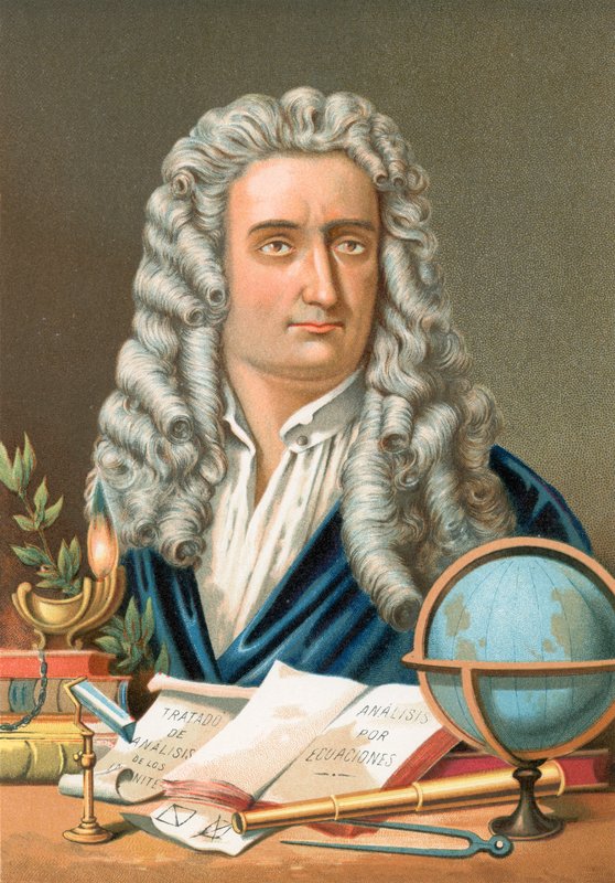 Izaak Newton autorstwa Jose Armet Portanell