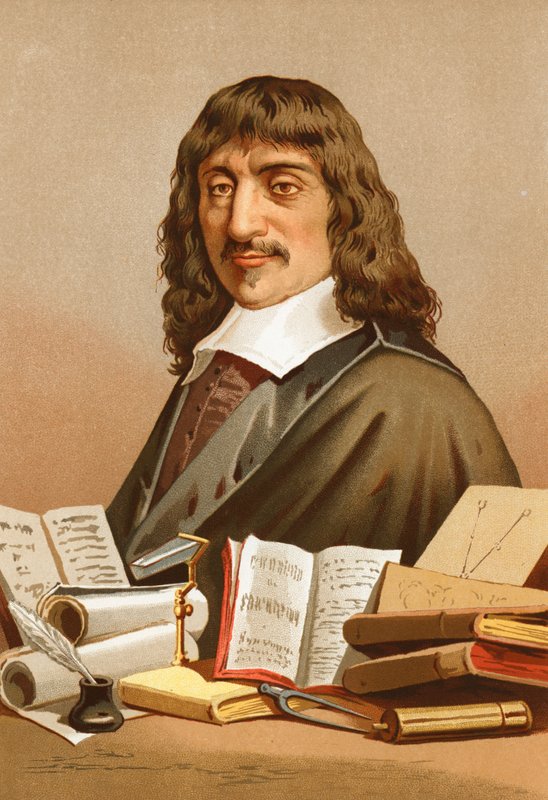 René Descartes autorstwa Jose Armet Portanell
