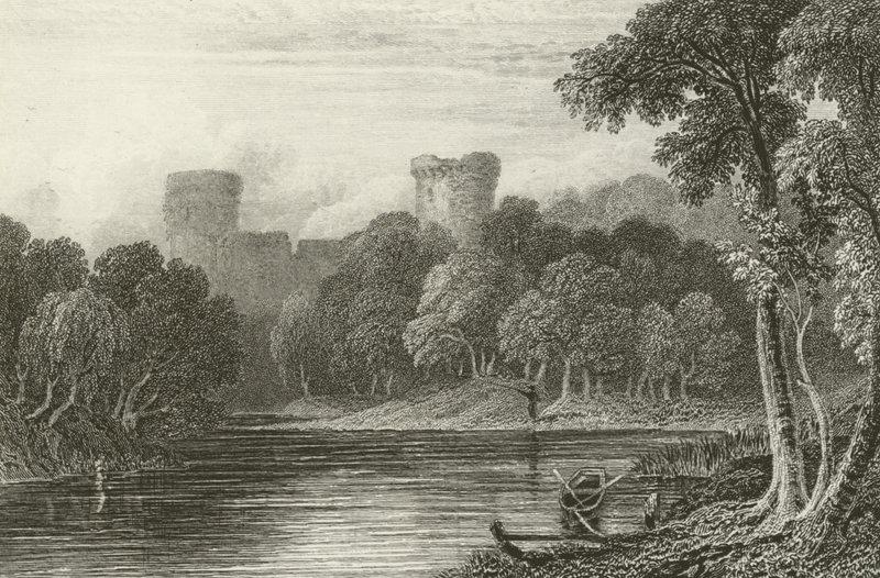 Zamek Bothwell, rzeka Clyde autorstwa Joseph Bartholomew Kidd