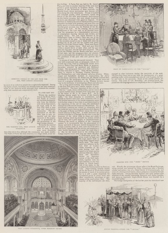 Żydzi w Londynie autorstwa Joseph Finnemore