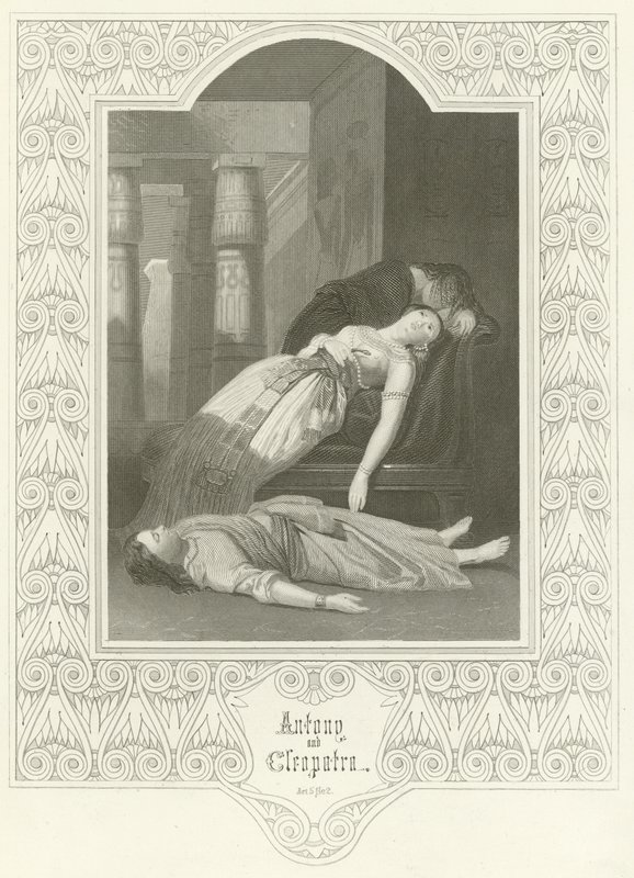Antoniusz i Kleopatra, akt V, scena II autorstwa Joseph Kenny Meadows