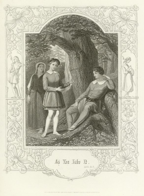 Tak jak lubisz, akt III, scena ii autorstwa Joseph Kenny Meadows
