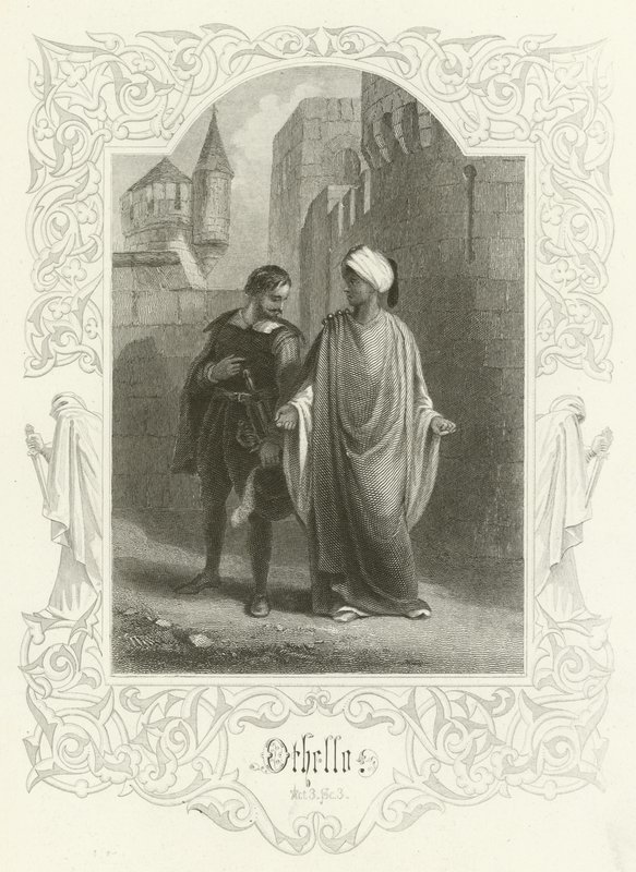 Otello, akt III, scena III autorstwa Joseph Kenny Meadows