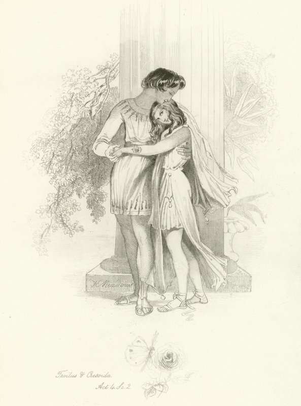 Troilus i Cressida autorstwa Joseph Kenny Meadows