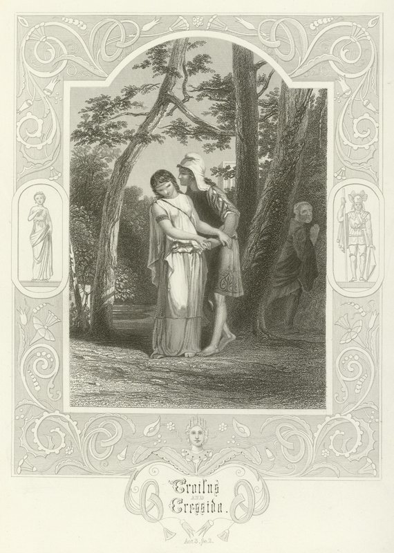 Troilus i Cressida, akt III, scena ii autorstwa Joseph Kenny Meadows