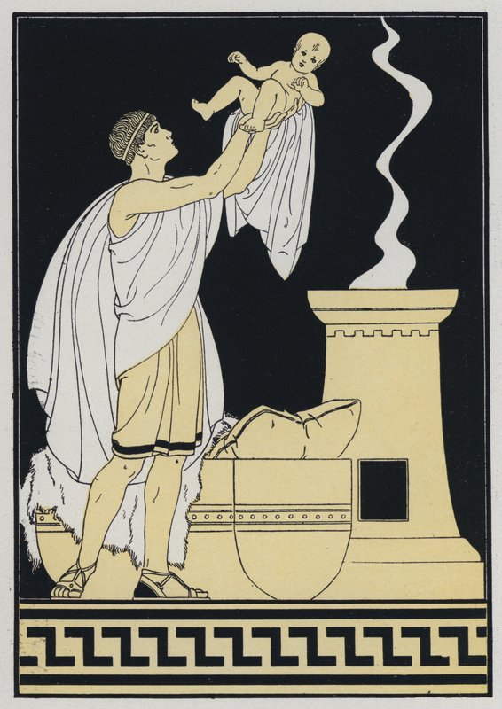 Servius zostaje ojcem i szefem autorstwa Joseph Kuhn Regnier