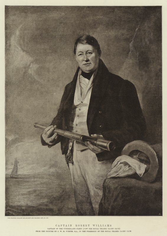 Kapitan Robert Williams autorstwa Joseph Mallord William Turner