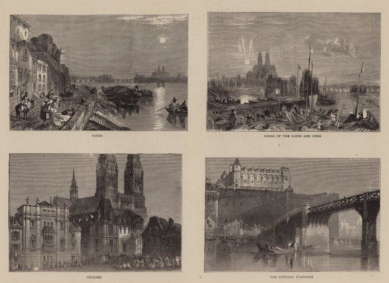 Szkice nad Loarą autorstwa Joseph Mallord William Turner