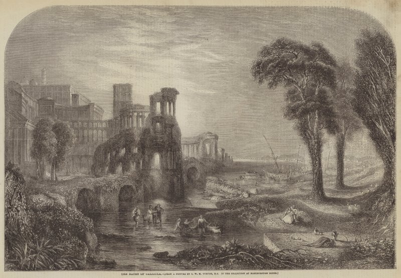 Łaźnie Kaliguli autorstwa Joseph Mallord William Turner