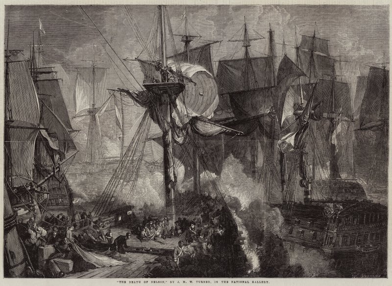 Śmierć Nelsona autorstwa Joseph Mallord William Turner