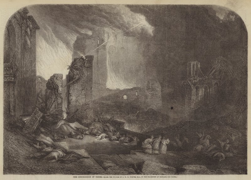 Zniszczenie Sodomy autorstwa Joseph Mallord William Turner