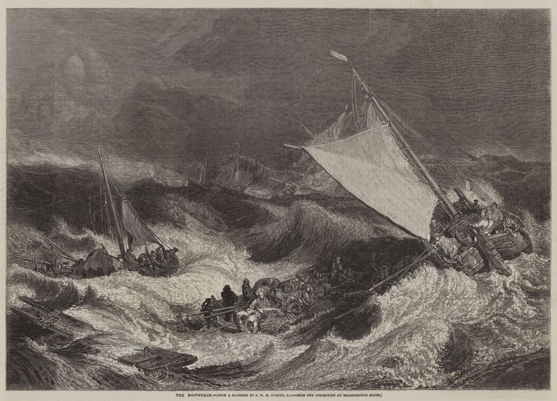 Wrak statku autorstwa Joseph Mallord William Turner