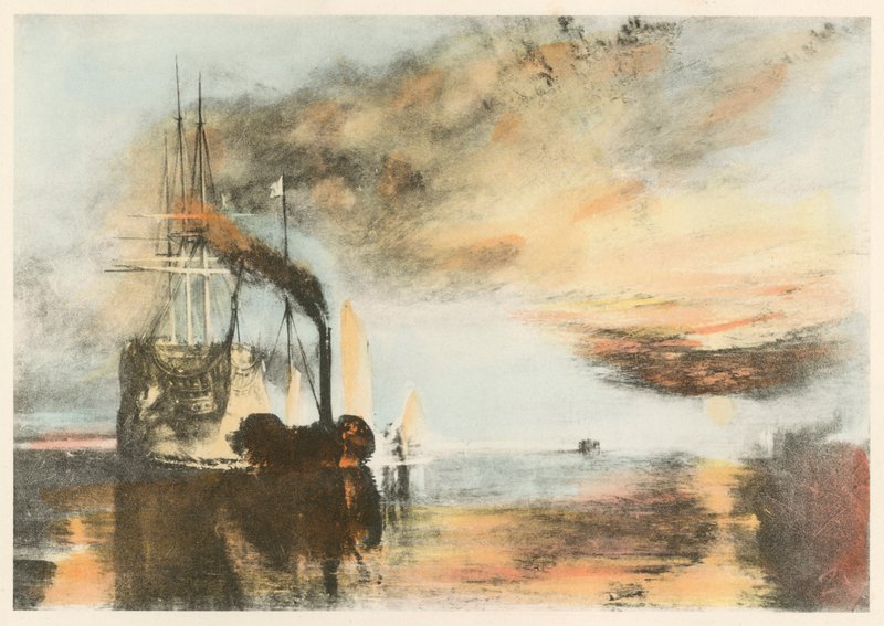 Walczący Temeraire autorstwa after Joseph Mallord William Turner