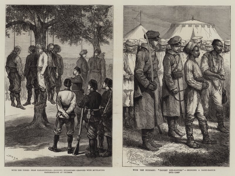 Z Turkami i Rosjanami autorstwa Joseph Nash