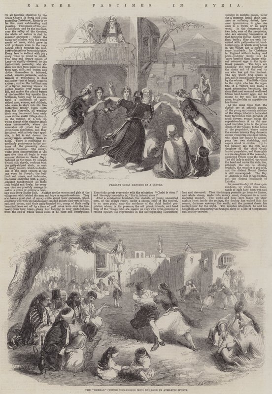 Wielkanocne rozrywki w Syrii autorstwa Joseph Austin Benwell