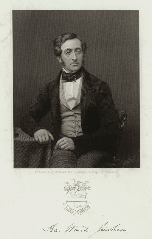 Ralph Ward Jackson, brytyjski prawnik, prezes kolei, konserwatywny polityk i poseł Hartlepool autorstwa Joseph Brown