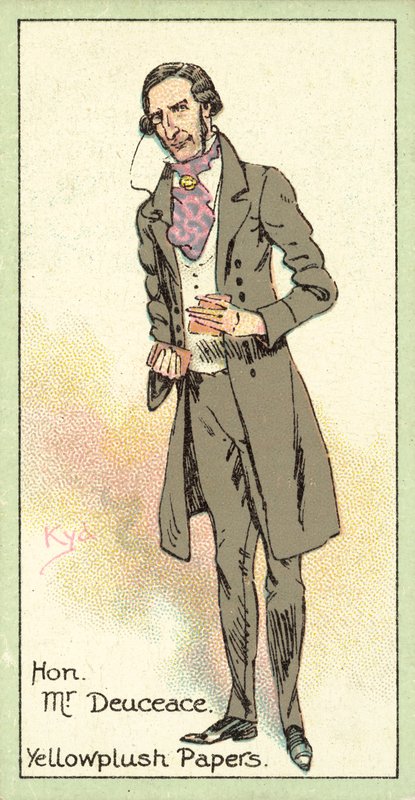 Szanowny Panie Deuceace, Yellowplusush Papers (chromolitho) autorstwa Joseph Clayton Clarke