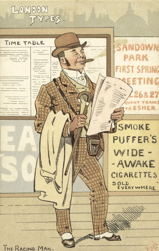 Typy londyńskie, wyścigowiec autorstwa Joseph Clayton Clarke