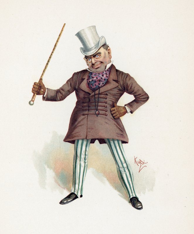 Major Bagstock, ilustracja z 