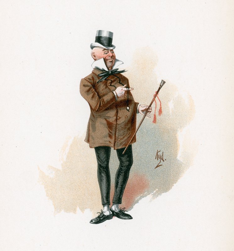 Pan Micawber, ilustracja z 