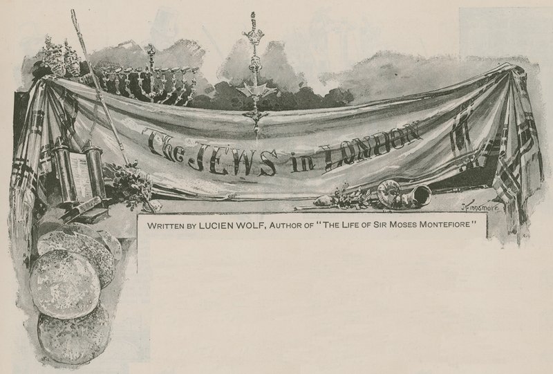 Żydzi londyńscy – Lucien Wolf autorstwa Joseph Finnemore