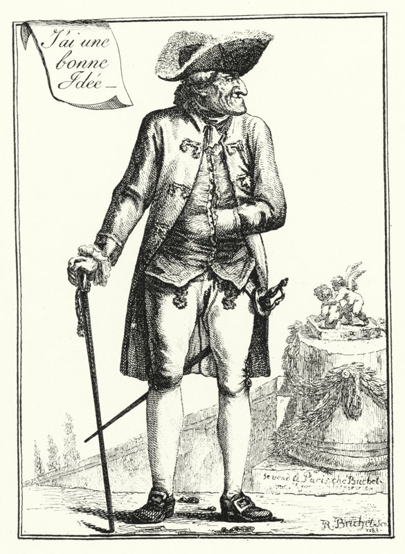Mam dobry pomysł (grawerunek) autorstwa Joseph Franz von (after) Goez