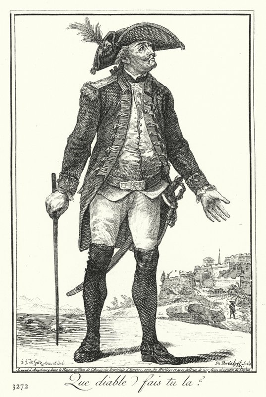 Co ty tam do diabła robisz? (rytownictwo) autorstwa Joseph Franz von (after) Goez