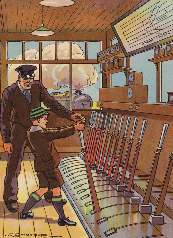 "Kiedy będę mężczyzną" (kolorowa litografia) autorstwa Joseph Greenup