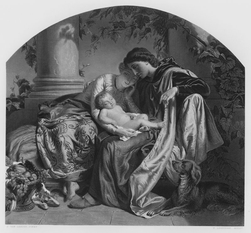 Pierworodny, ze zdjęcia w Królewskiej Kolekcji (rycina) autorstwa Joseph Henri François van Lerius