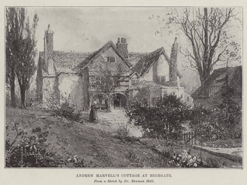 Domek Andrew Marvella w Highgate autorstwa Joseph Holland Tringham