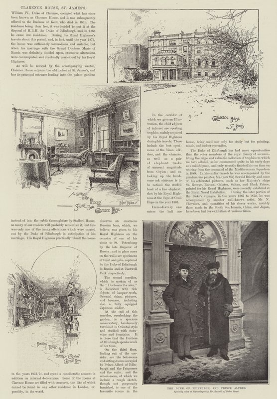 Clarence House, St James autorstwa Joseph Holland Tringham