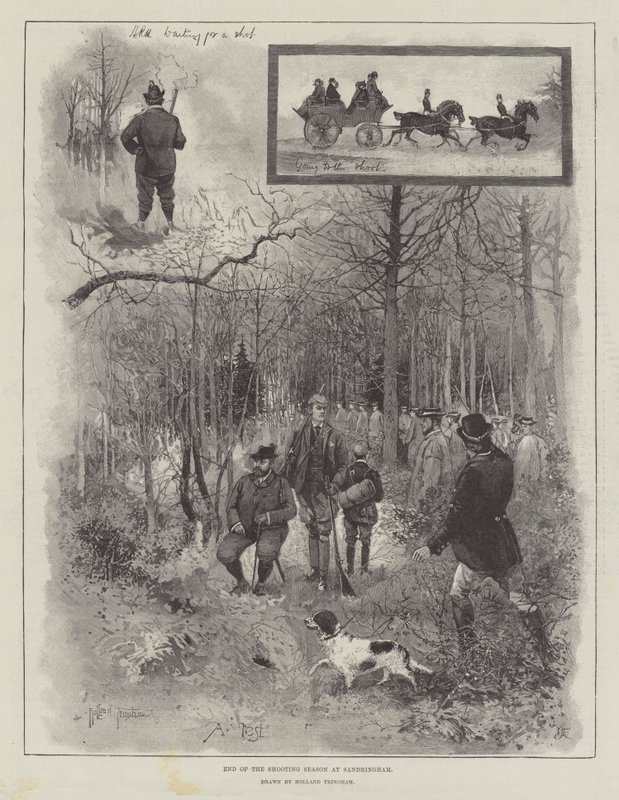 Koniec sezonu strzeleckiego w Sandringham autorstwa Joseph Holland Tringham