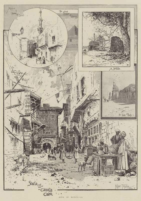 Życie w Egipcie autorstwa Joseph Holland Tringham