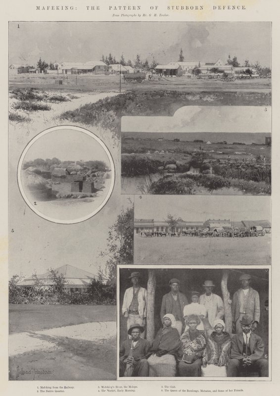 Mafeking, Wzór upartej obrony autorstwa Joseph Holland Tringham