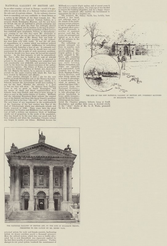 Narodowa Galeria Sztuki Brytyjskiej autorstwa Joseph Holland Tringham