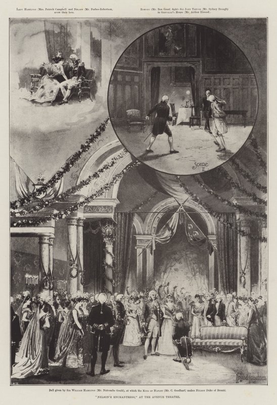 Czarodziejka Nelsona, w Avenue Theatre autorstwa Joseph Holland Tringham