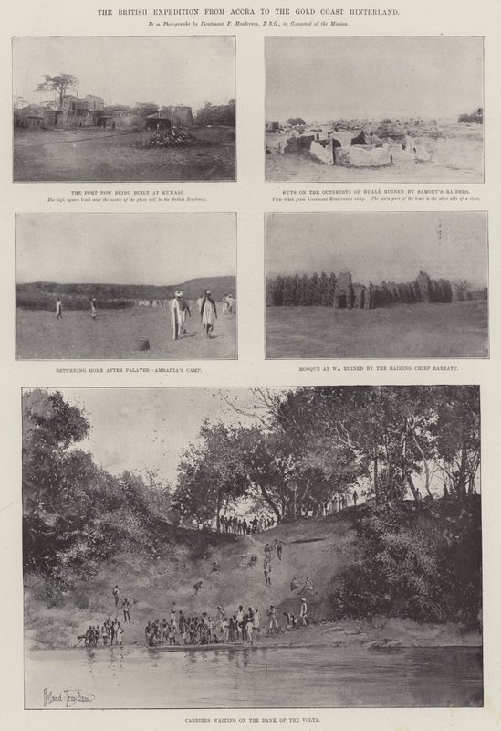 Brytyjska wyprawa z Akry do Gold Coast Hinterland autorstwa Joseph Holland Tringham