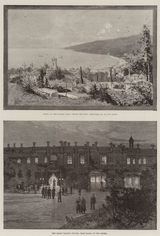Śmierć Aleksandra III Rosji autorstwa Joseph Holland Tringham