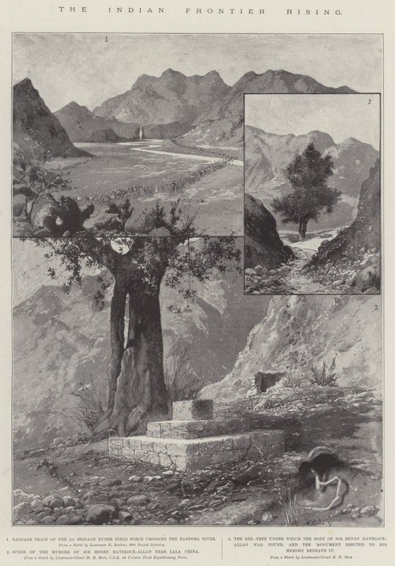 Powstanie indyjskiej granicy autorstwa Joseph Holland Tringham