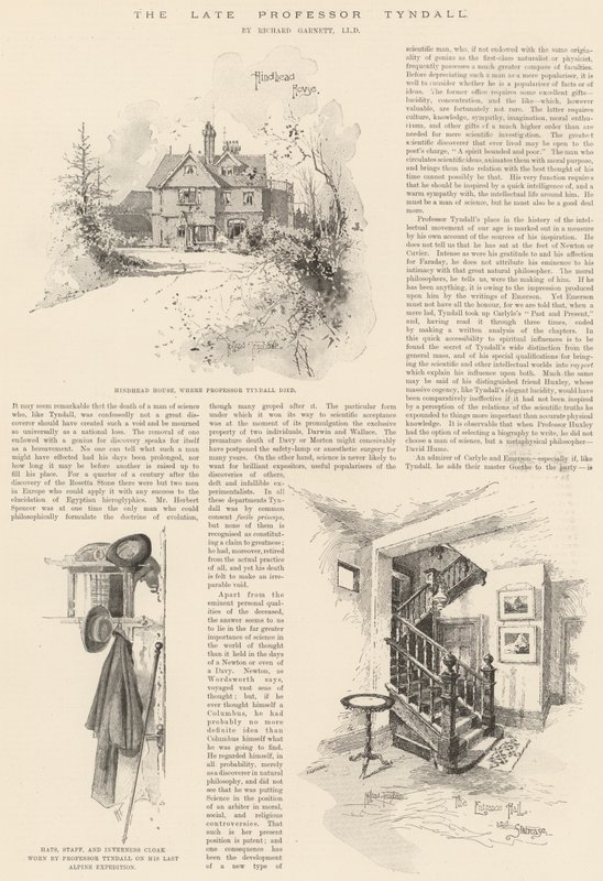 Zmarły profesor Tyndall autorstwa Joseph Holland Tringham
