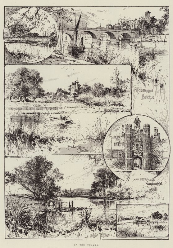 W górę Tamizy autorstwa Joseph Holland Tringham