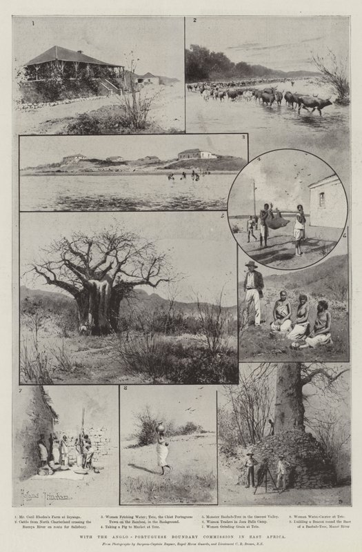 Z Anglo-Portugalską Komisją Graniczną w Afryce Wschodniej autorstwa Joseph Holland Tringham