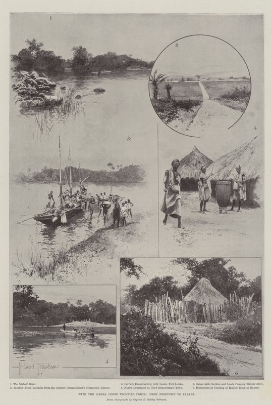 Z Siłami Granicznymi Sierra Leone, od Freetown do Falaba autorstwa Joseph Holland Tringham