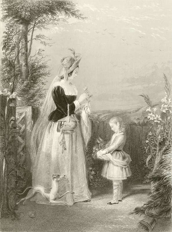 Ogród kwiatowy autorstwa Joseph John Jenkins