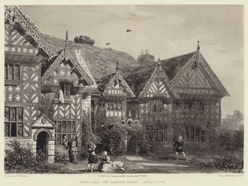 Speke Hall, The Garden Front, Lancashire autorstwa Joseph Josiah Dodd