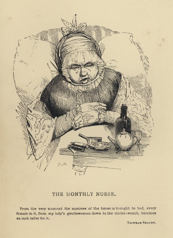 Kenny Meadows: The Monthly Nurse (grawerowanie) autorstwa Joseph Kenny (after) Meadows