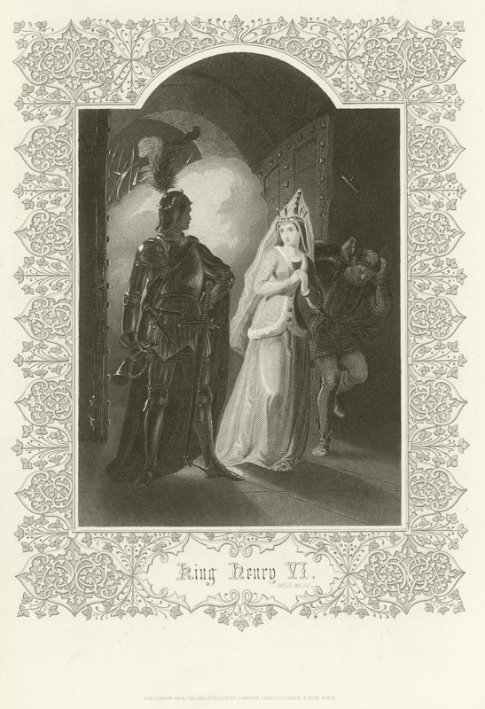 Król Henryk VI, akt II, scena III autorstwa Joseph Kenny Meadows