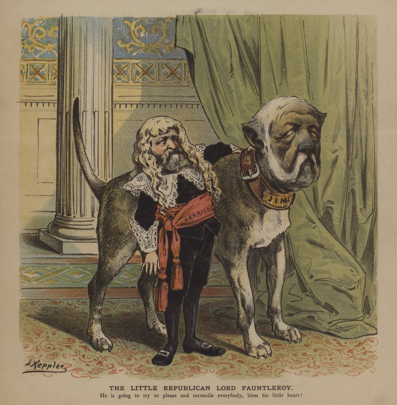 Mały Republikański Lord Fauntleroy (kolor lito) autorstwa Joseph Keppler