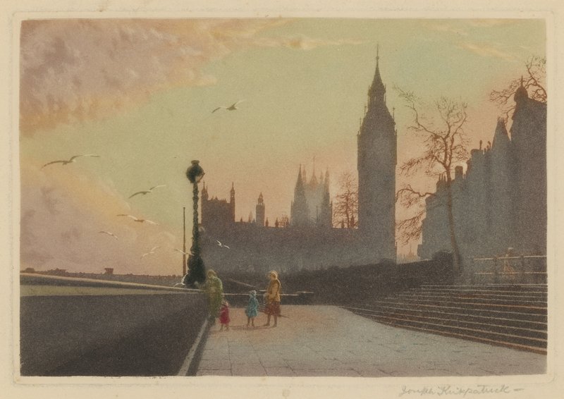 Houses of Parliament, Westminster autorstwa Joseph Kirkpatrick