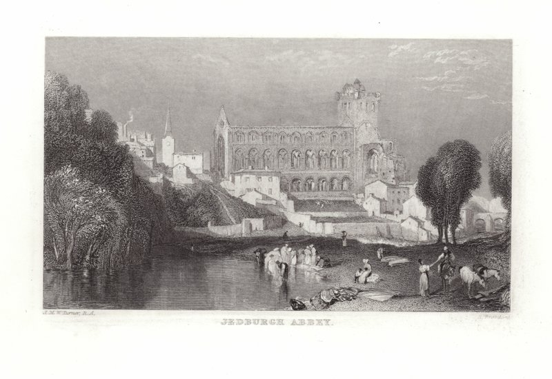 Opactwo Jedburgh autorstwa Joseph Mallord William Turner